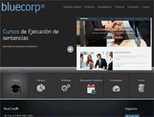 Tablet Screenshot of bluecorp.com.ar